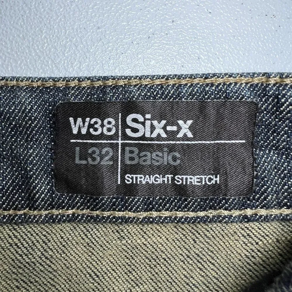 Buffalo David Bitton Driven Straight Stretch‎ Denim Jeans Men's Size 38x32